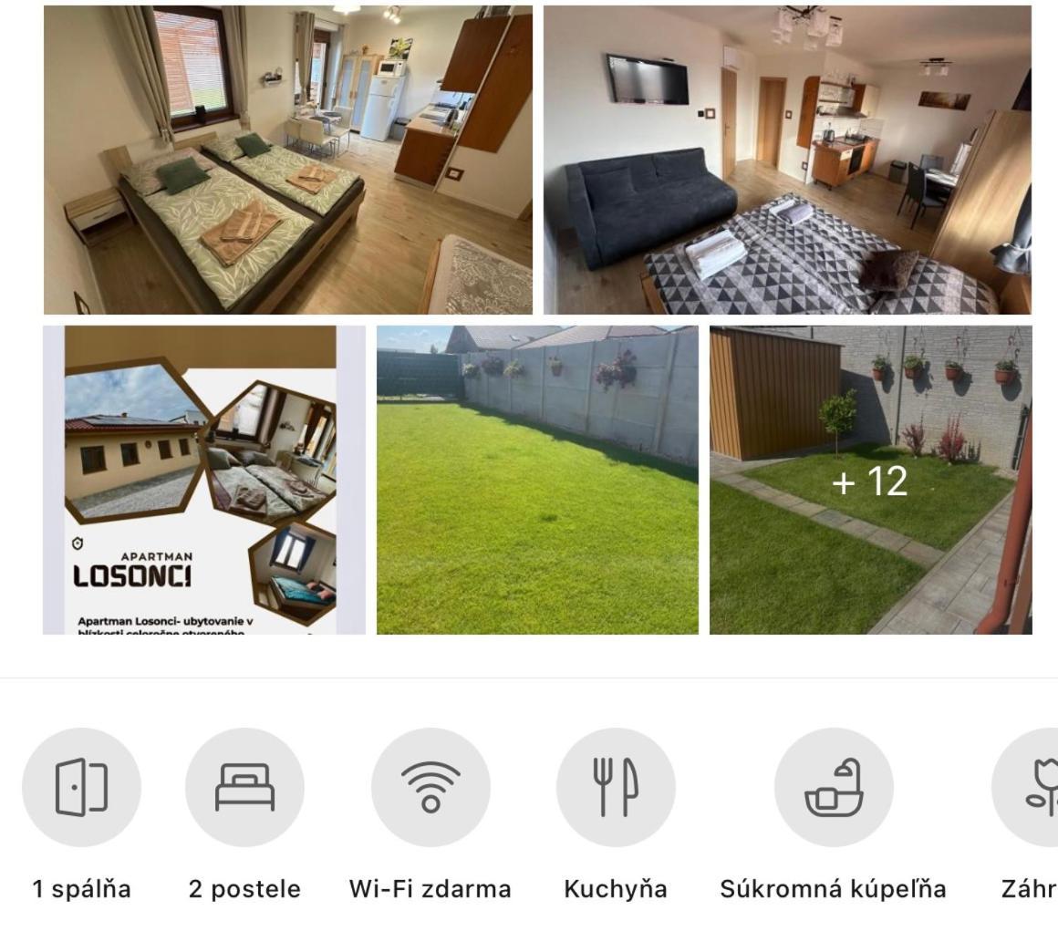 Apartman Losonci Nesvady- Pre 2 Osoby Studio 외부 사진